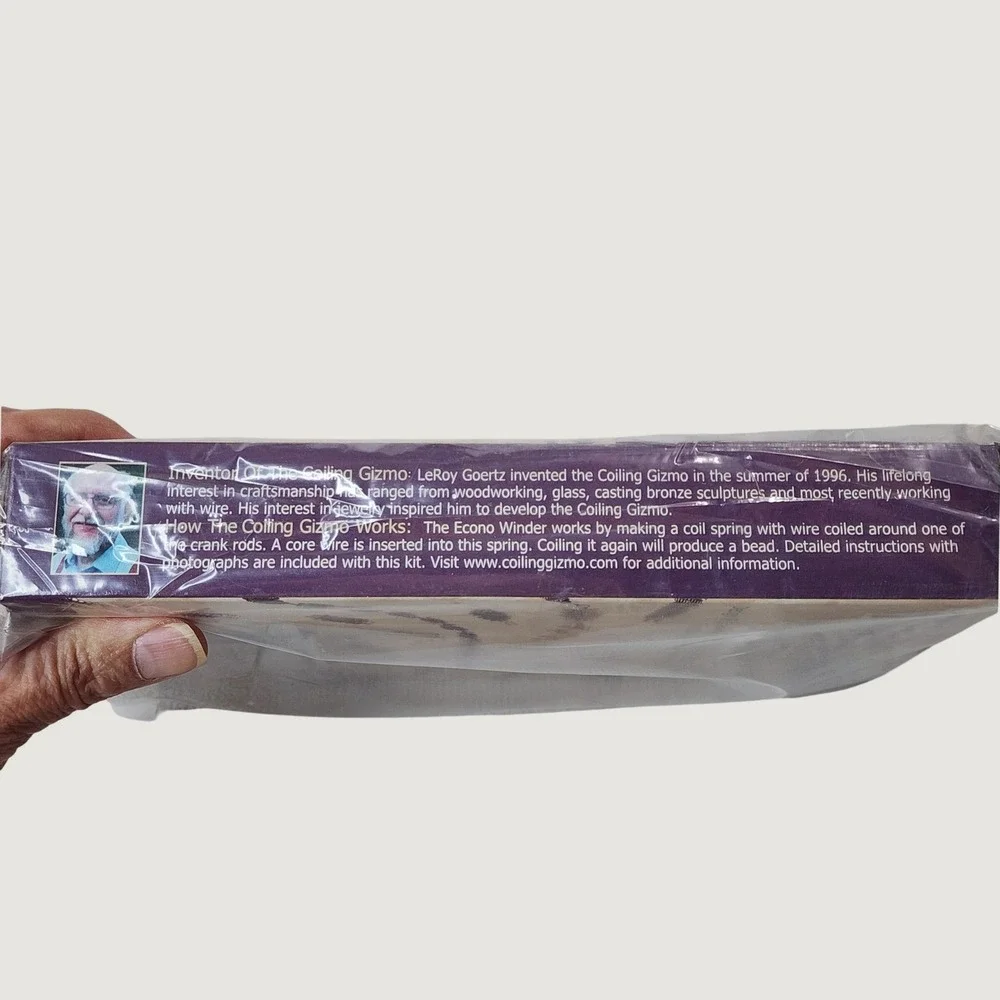The Coiling Gizmo Econo‎ Winder Kit OS Purple Wire Jewelry Making Tool